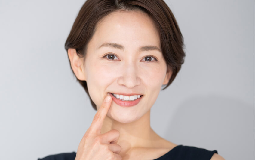 口元をまるごとプロデュース